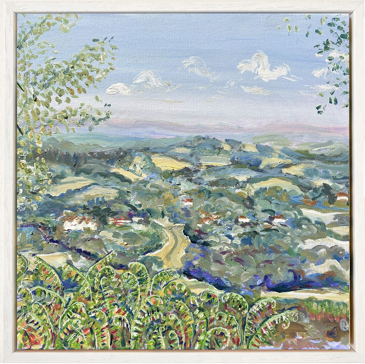 Contemporary Landscape Painting Ashdown Forest, Sussex