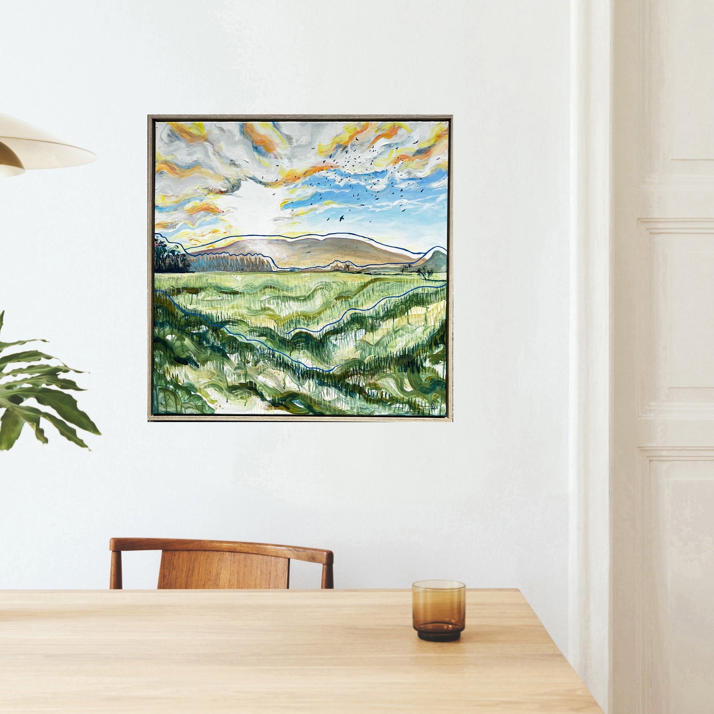 Evening sunset glow over commondale - Rebecca Carr ArtistOriginal artworkRebecca Carr ArtistEvening sunset glow over commondale
