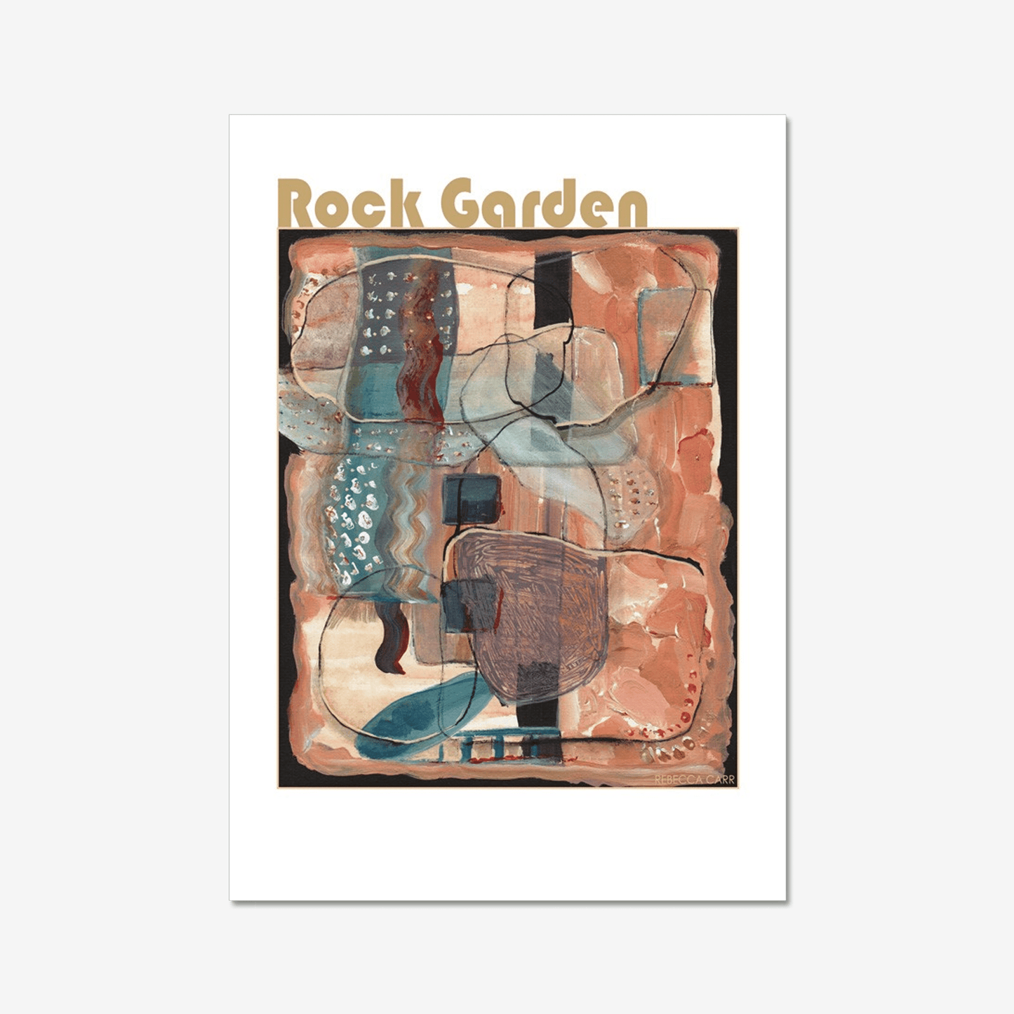 Rock Garden Art print - Rebecca Carr Artist