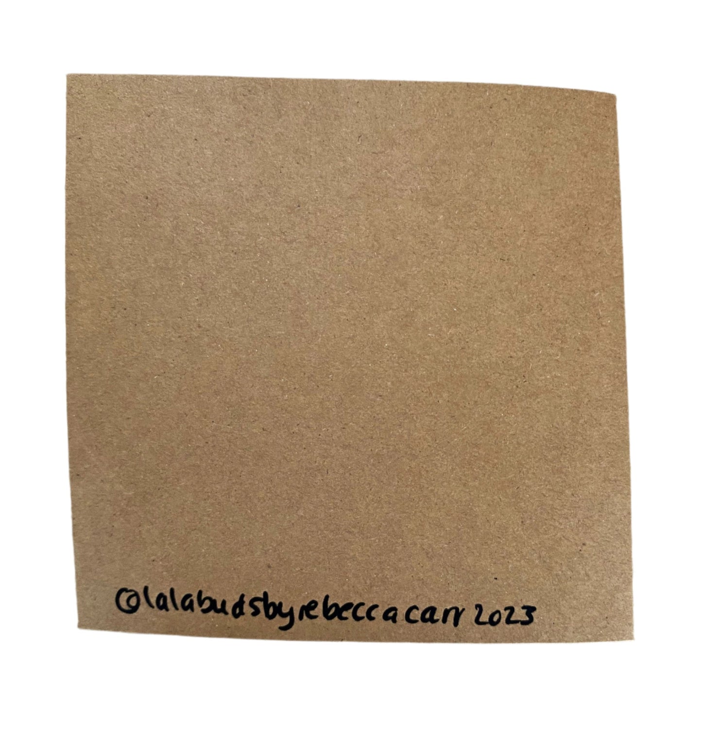 original artwork card