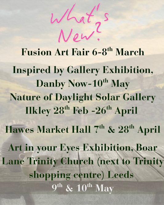 Exhibitions and shows for rebecca carr artist yorkshire UK