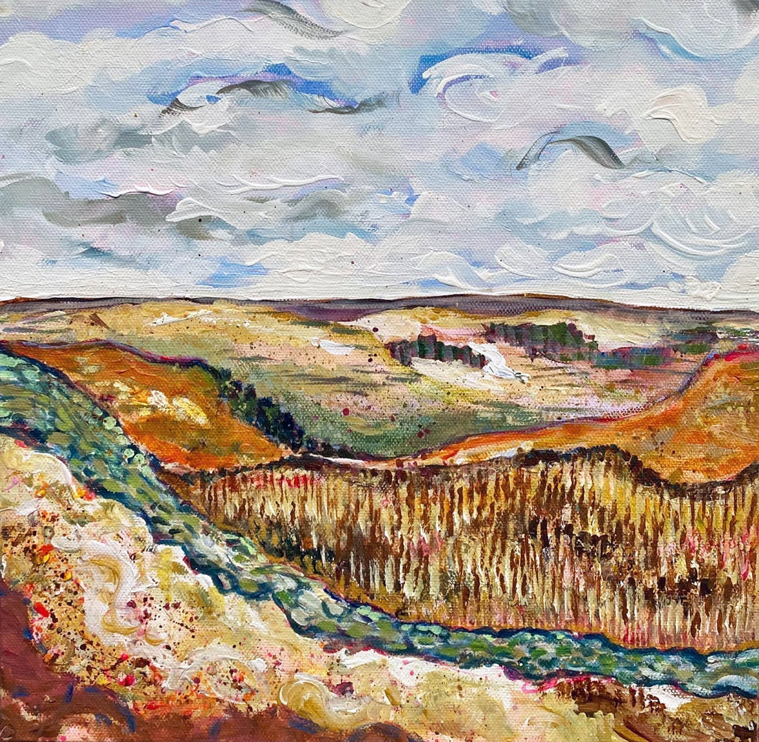 yorkshire dales landscape by rebecca carr