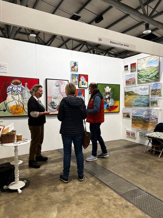 Rebecca Carr art fusion art fair Harrogate