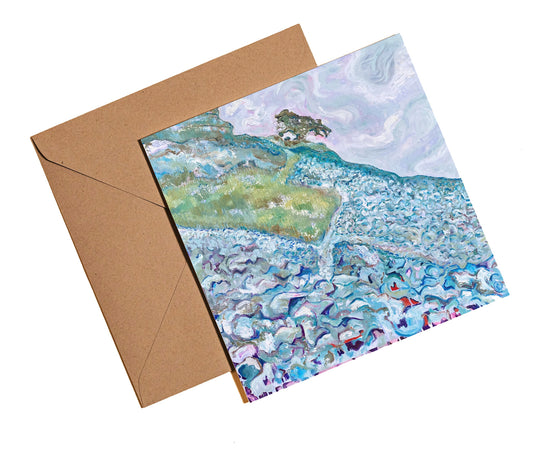Conistone Dib, Yorkshire Dales Landscape Card - Rebecca Carr Artist