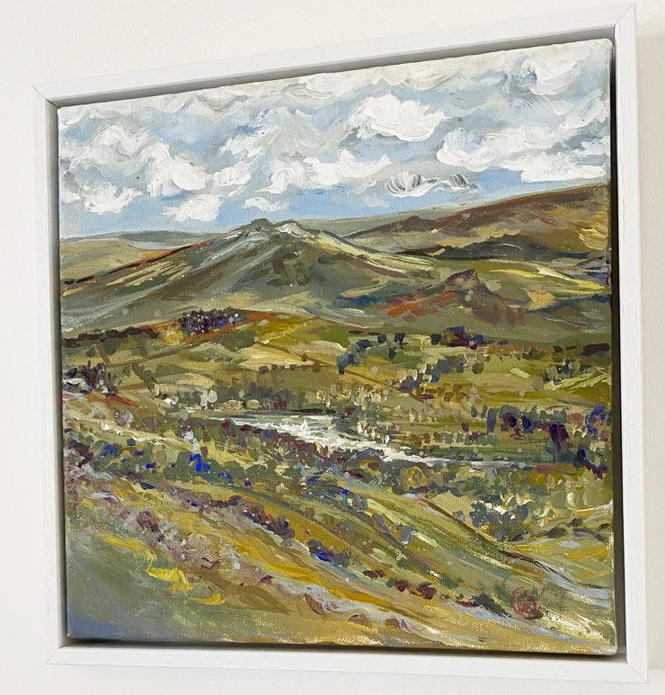 Landscape view over Combs High Peak Derbyshire - Rebecca Carr Artist