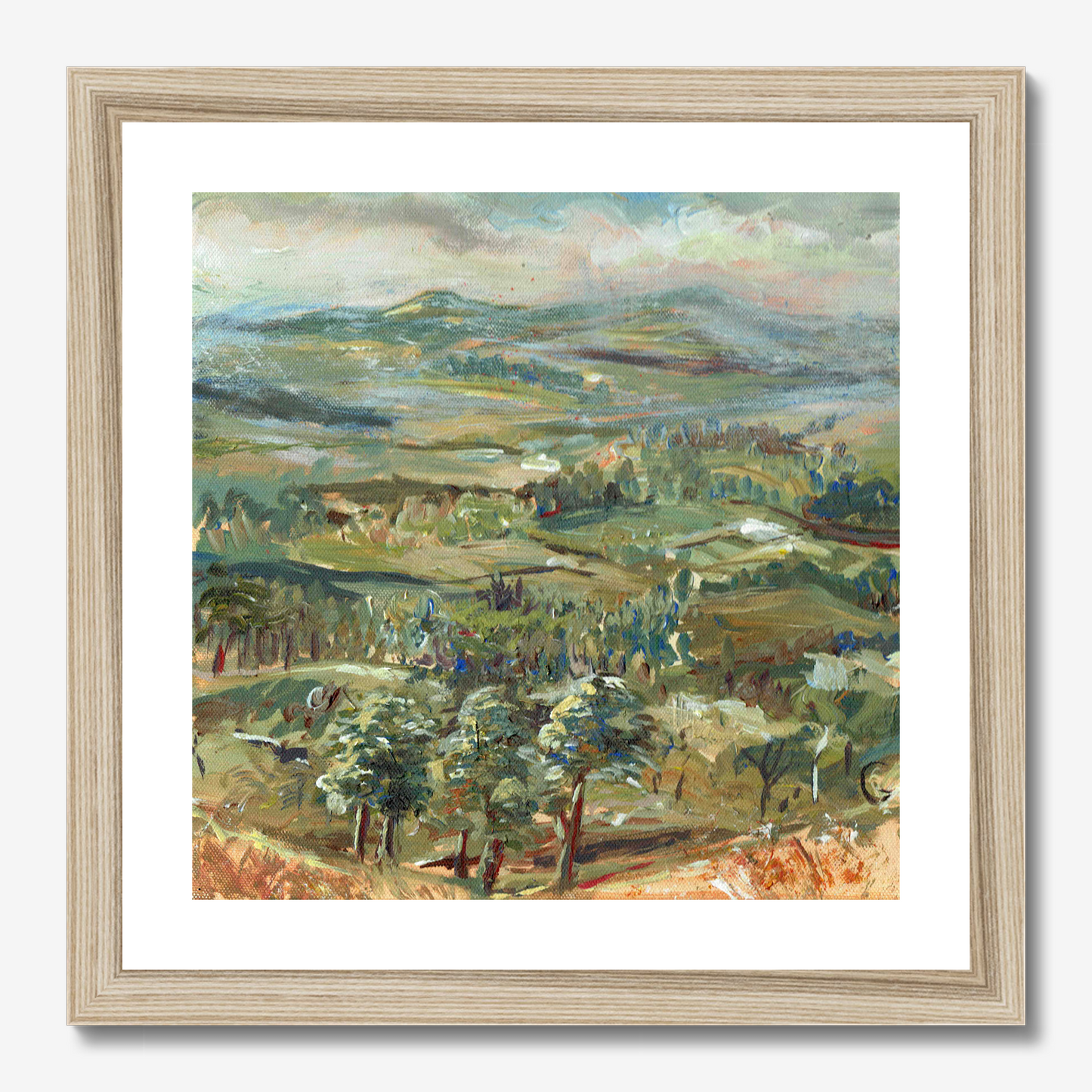 Sharphaw view framed print - Rebecca Carr Artist