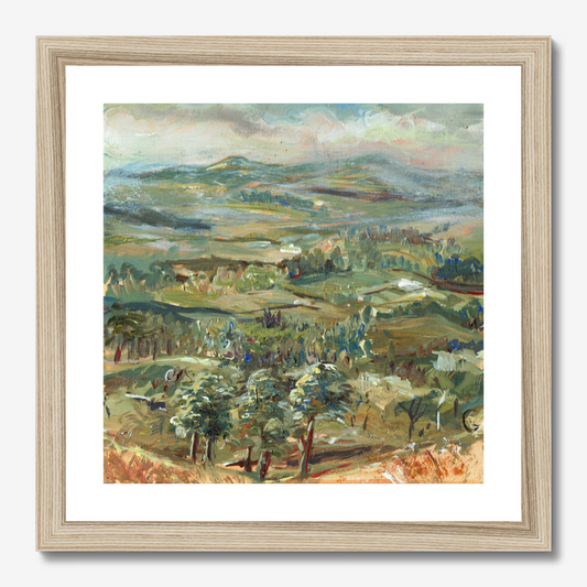 Sharphaw view framed print - Rebecca Carr Artist