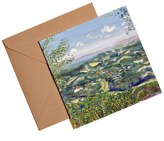 Ashdown Forest Landscape card - Rebecca Carr Artist