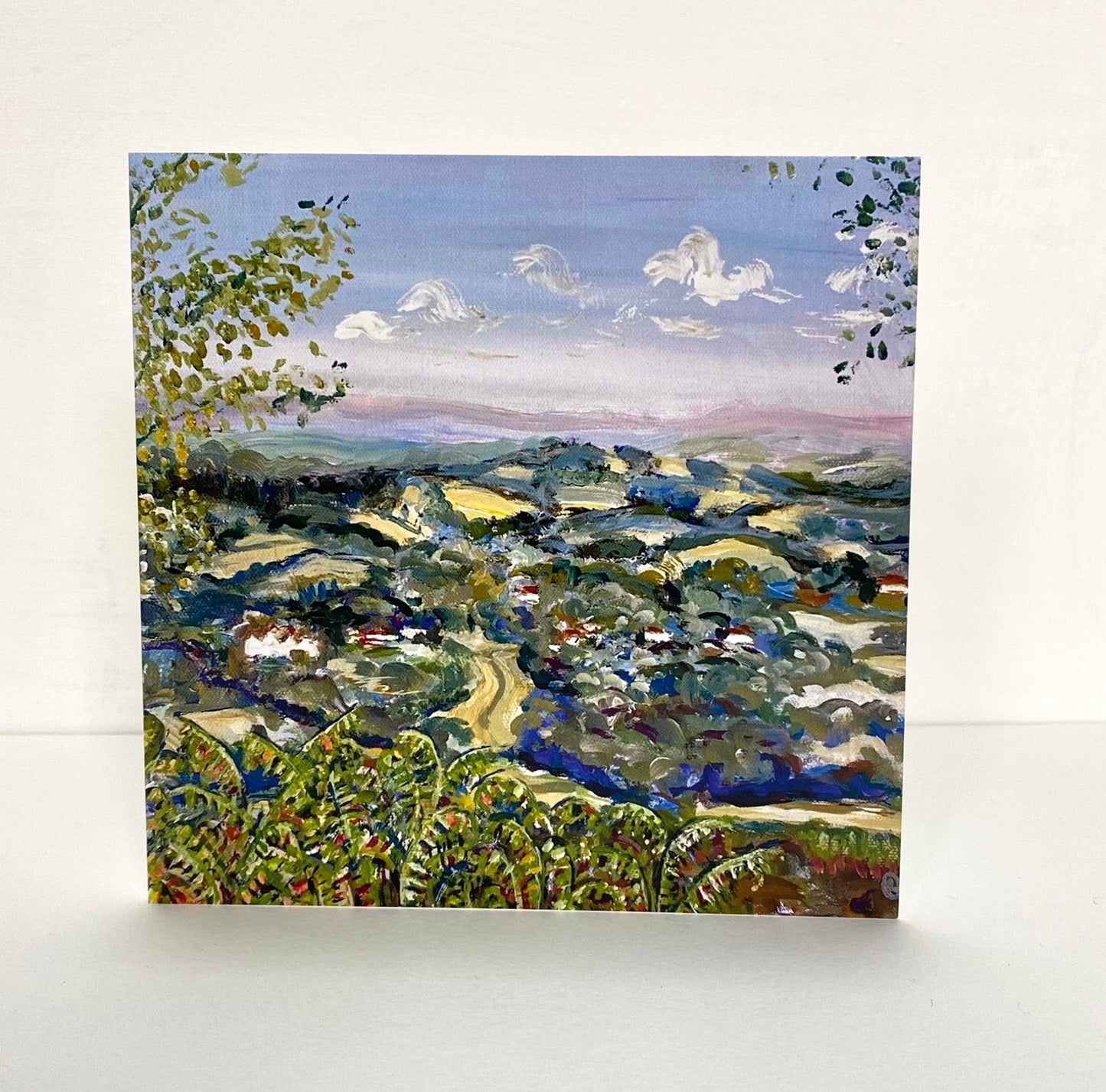 Ashdown Forest Landscape card - Rebecca Carr Artist