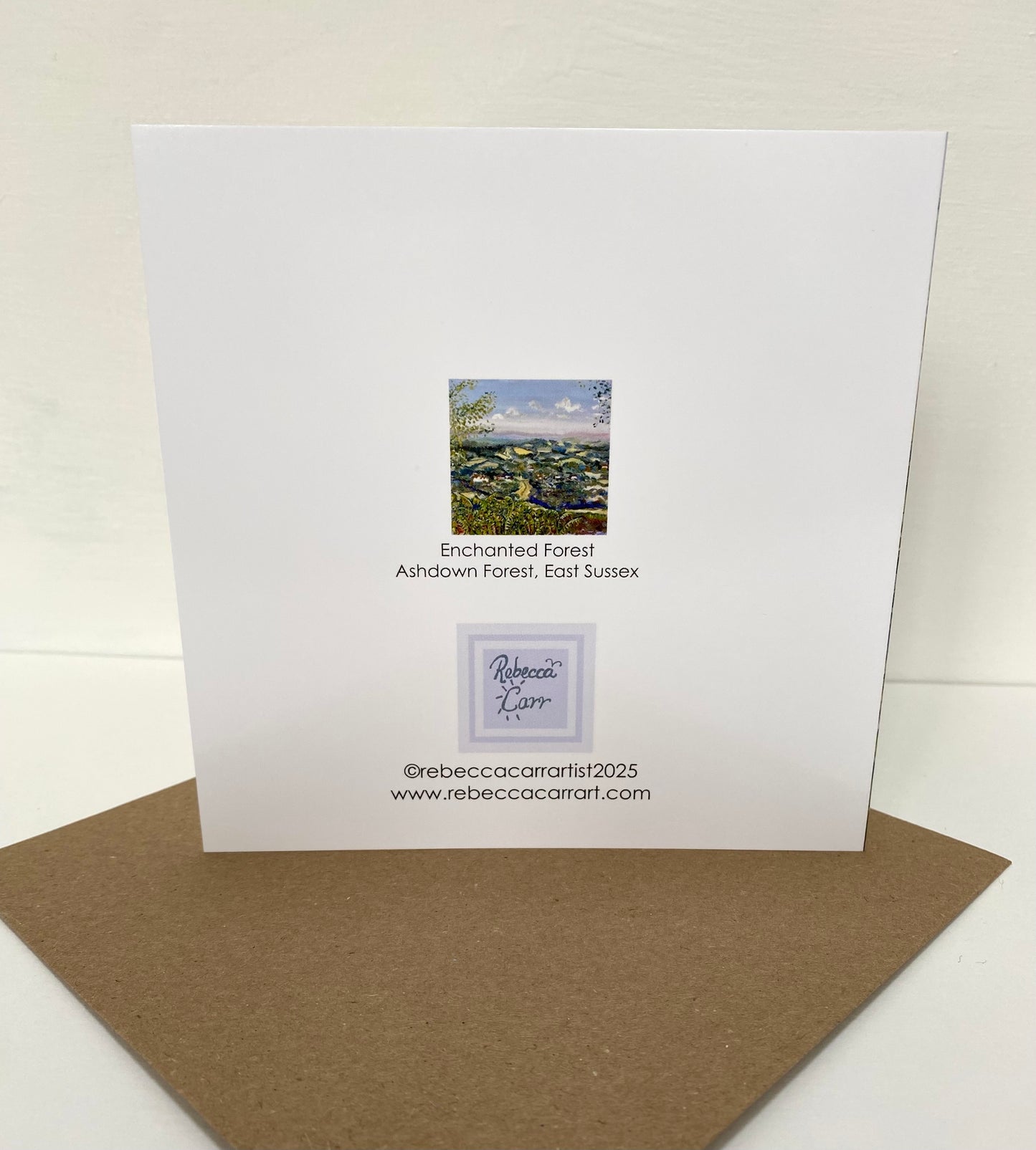 Ashdown Forest Landscape card - Rebecca Carr Artist