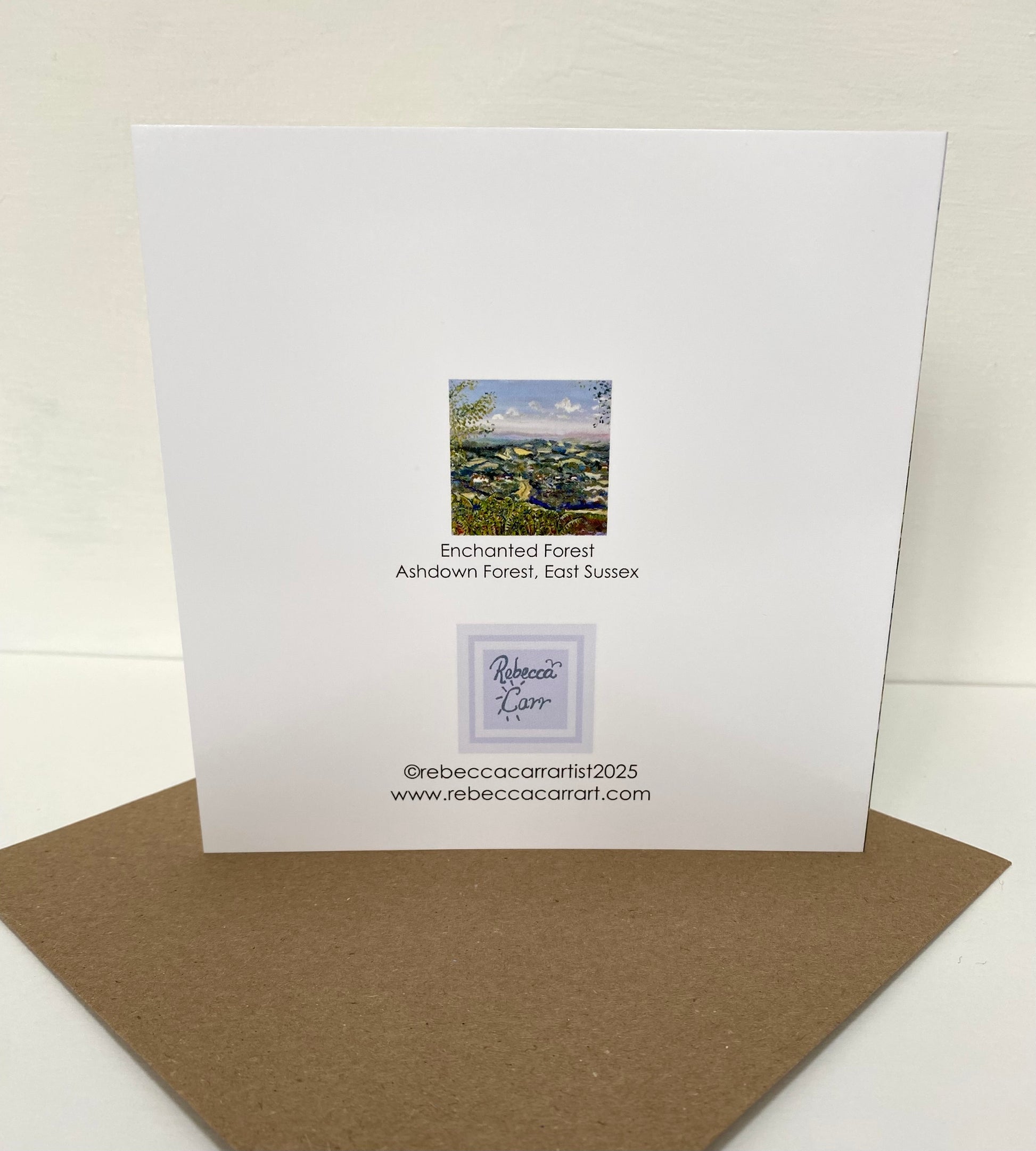 Ashdown Forest Landscape card - Rebecca Carr Artist