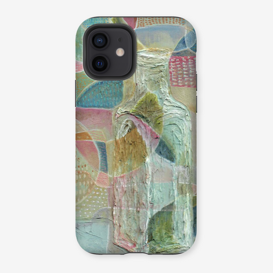 Brush and bottles abstract phone case - Rebecca Carr Artist