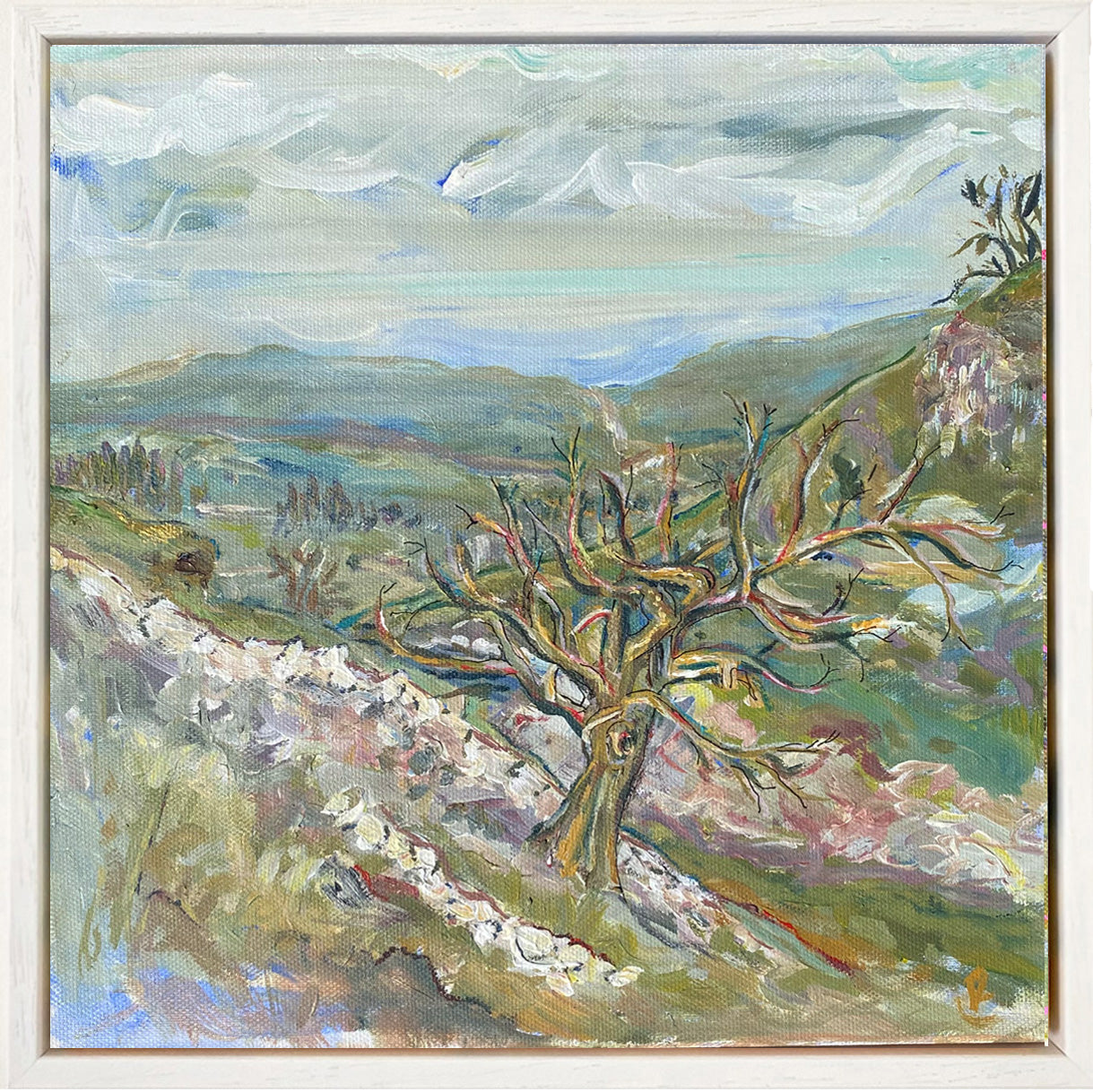 Landscape Painting Conistone Dib slopes