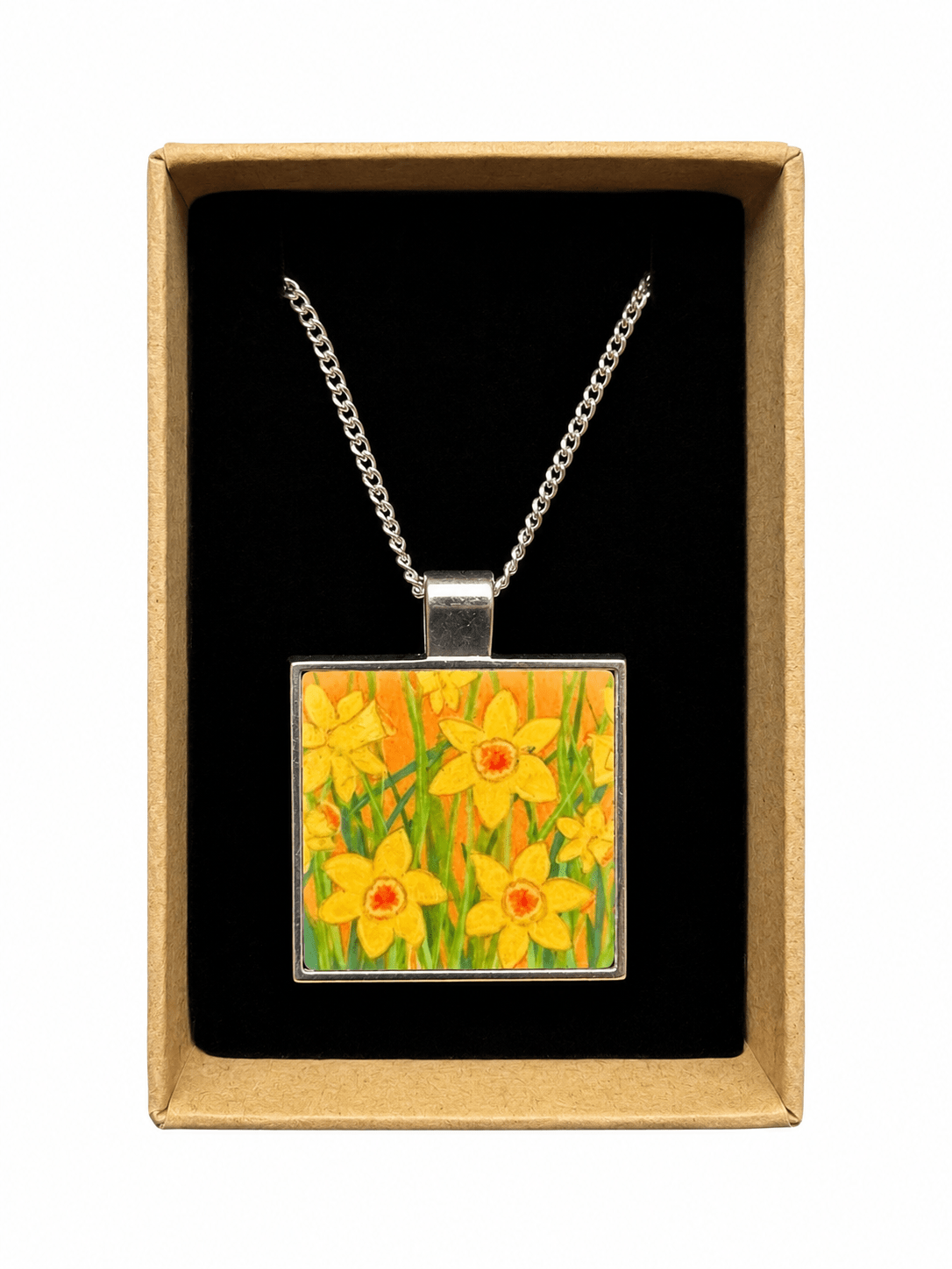 Daffodil pendant necklace - Rebecca Carr ArtistRebecca Carr ArtistDaffodil pendant necklace