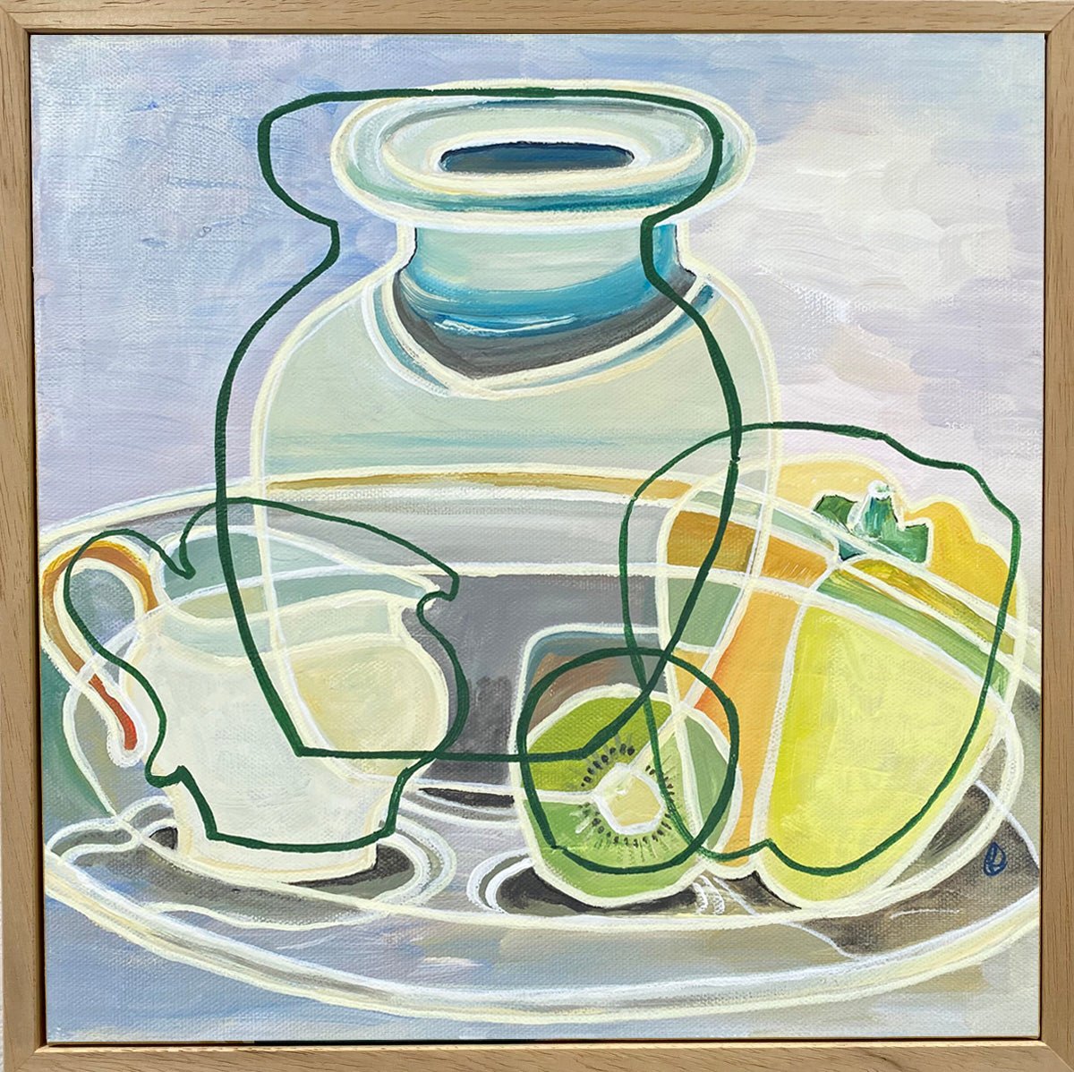 Exhibition with Craven Arts until 31st August Still life with studio pottery and pepper - Rebecca Carr ArtistOriginal artworkRebecca Carr ArtistExhibition with Craven Arts until 31st August Still life with studio pottery and pepper