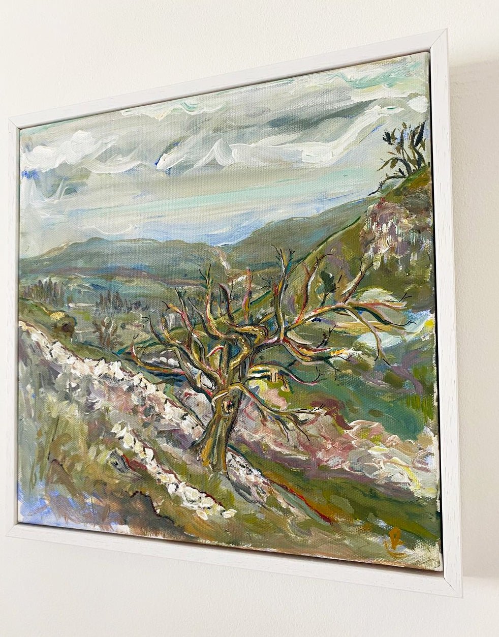 Landscape Painting Conistone Dib slopes - Rebecca Carr Artist