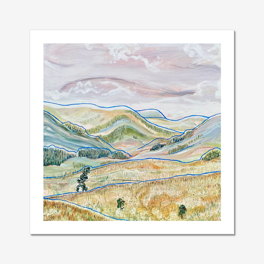 NEW Low Cloud Over the View – Signed Limited Edition Print (1 of 5) | Rebecca Carr Yorkshire Dales Art