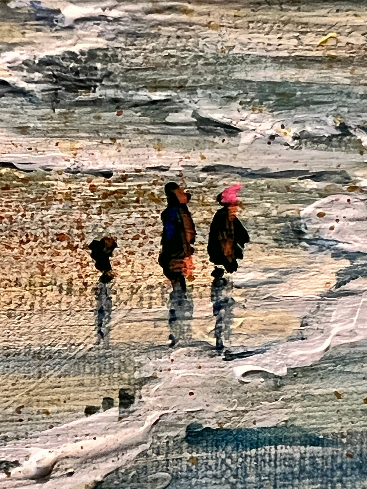 New! Braving the tide (framed) - Rebecca Carr ArtistOriginal artworkRebecca Carr ArtistNew! Braving the tide (framed)