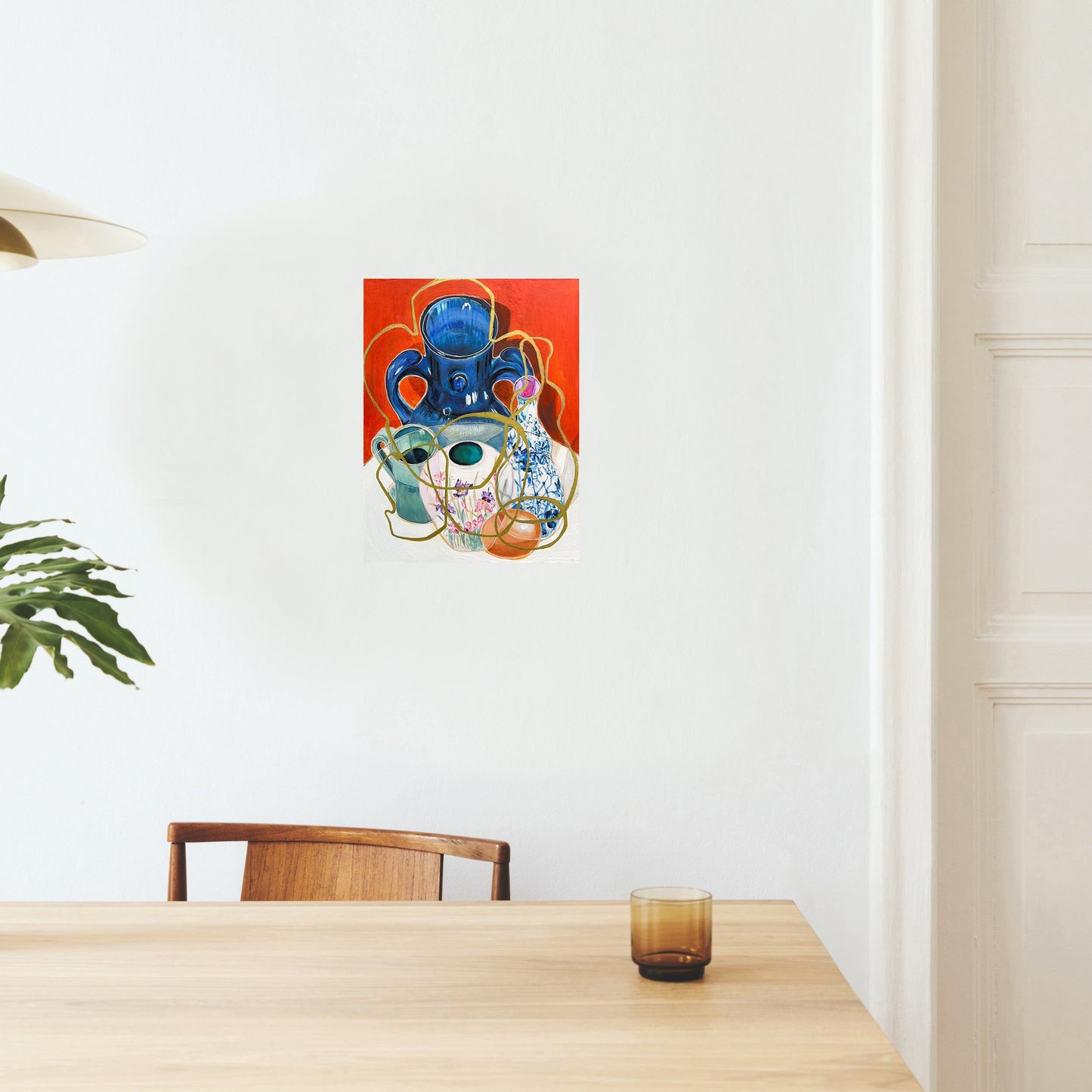 New! Original Contemporary Still Life Painting: Orange with blue jar and egg - Rebecca Carr ArtistOriginal artworkRebecca Carr ArtistNew! Original Contemporary Still Life Painting: Orange with blue jar and egg