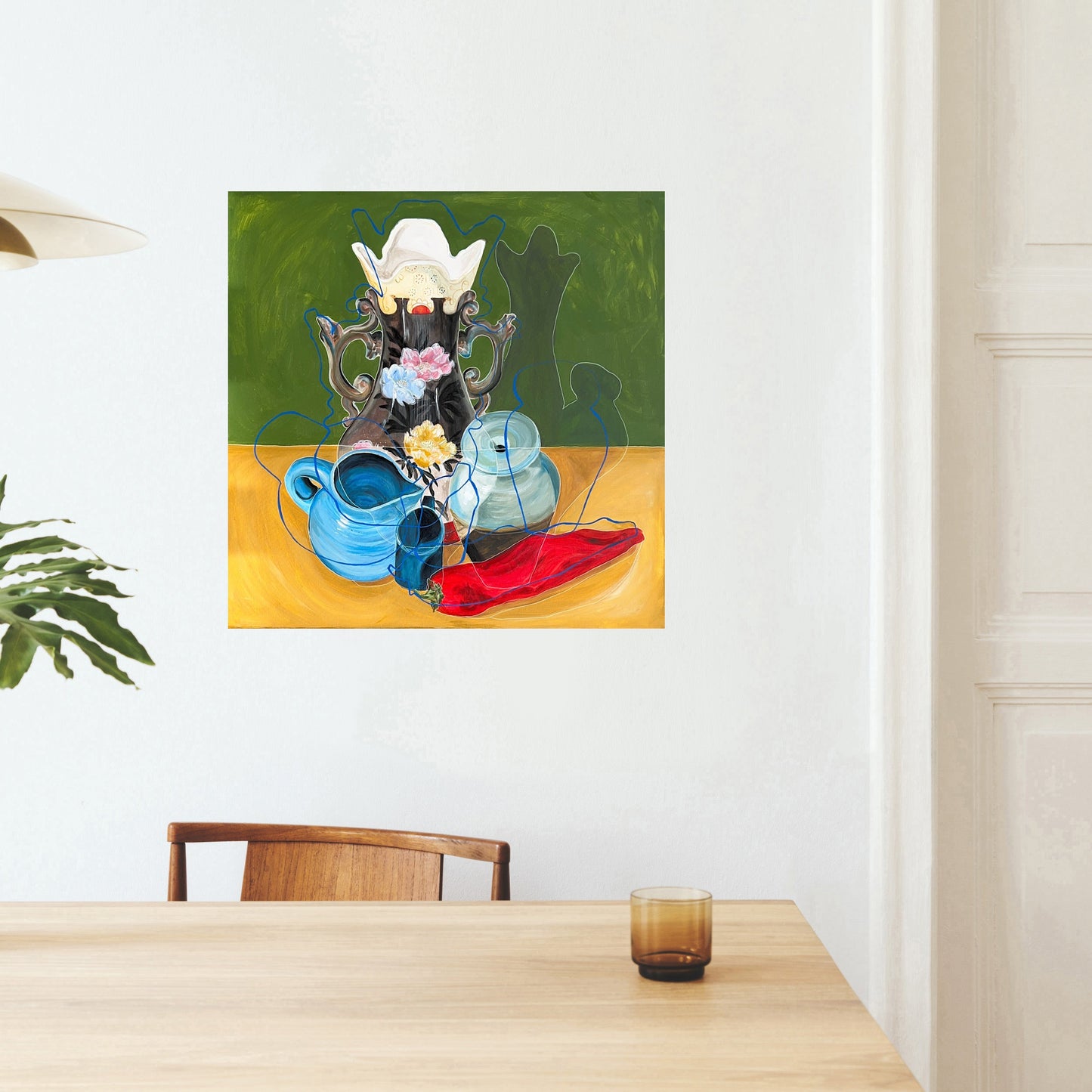 New! Still life painting with pottery and red pepper - Rebecca Carr ArtistOriginal artworkRebecca Carr ArtistNew! Still life painting with pottery and red pepper