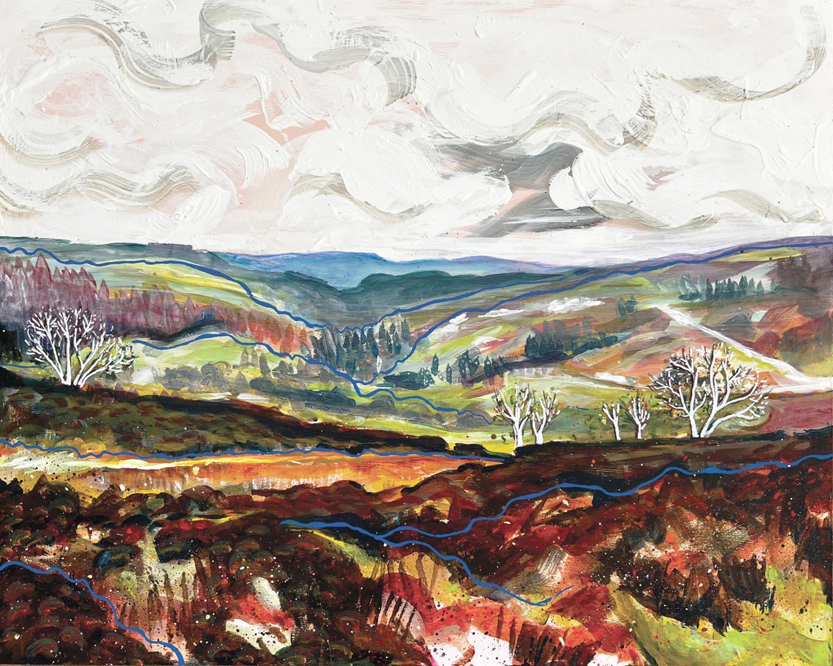 New work! Calm of December - Rebecca Carr ArtistOriginal artworkRebecca Carr ArtistNew work! Calm of December