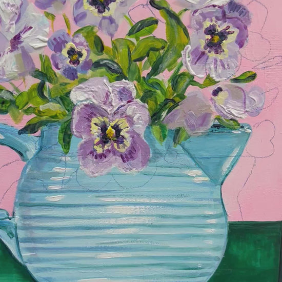Rebecca Carr Artist flower paintings
