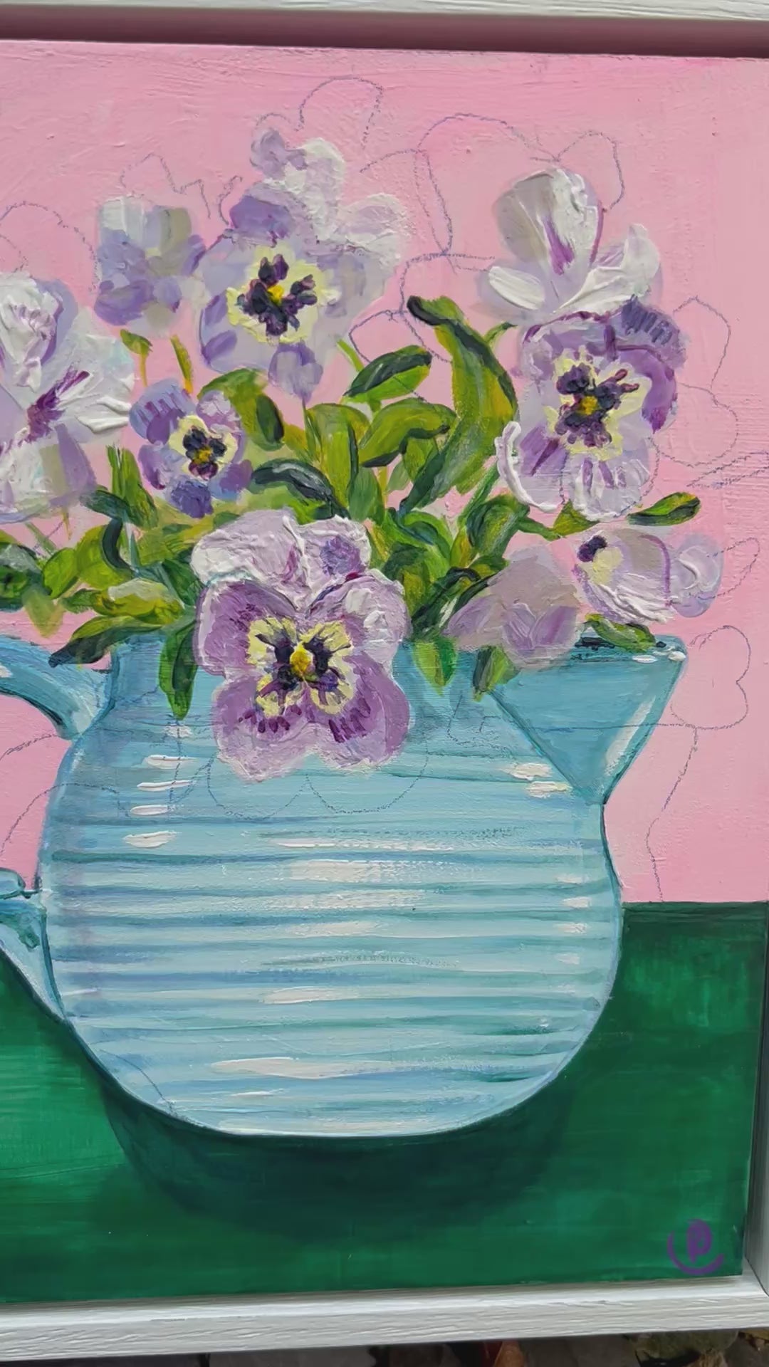 Rebecca Carr Artist flower paintings