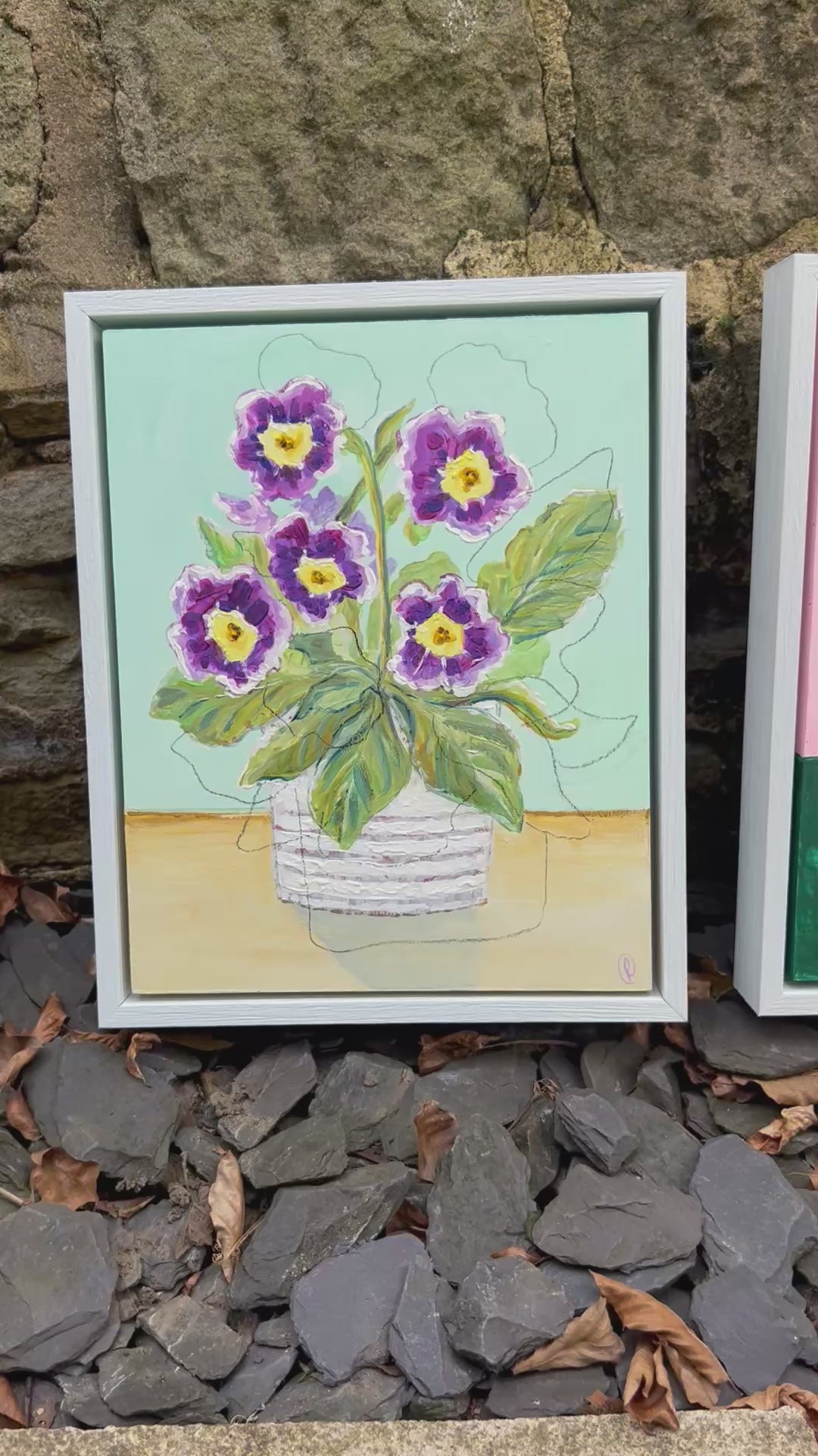 Rebecca Carr artist skipton flower paintings