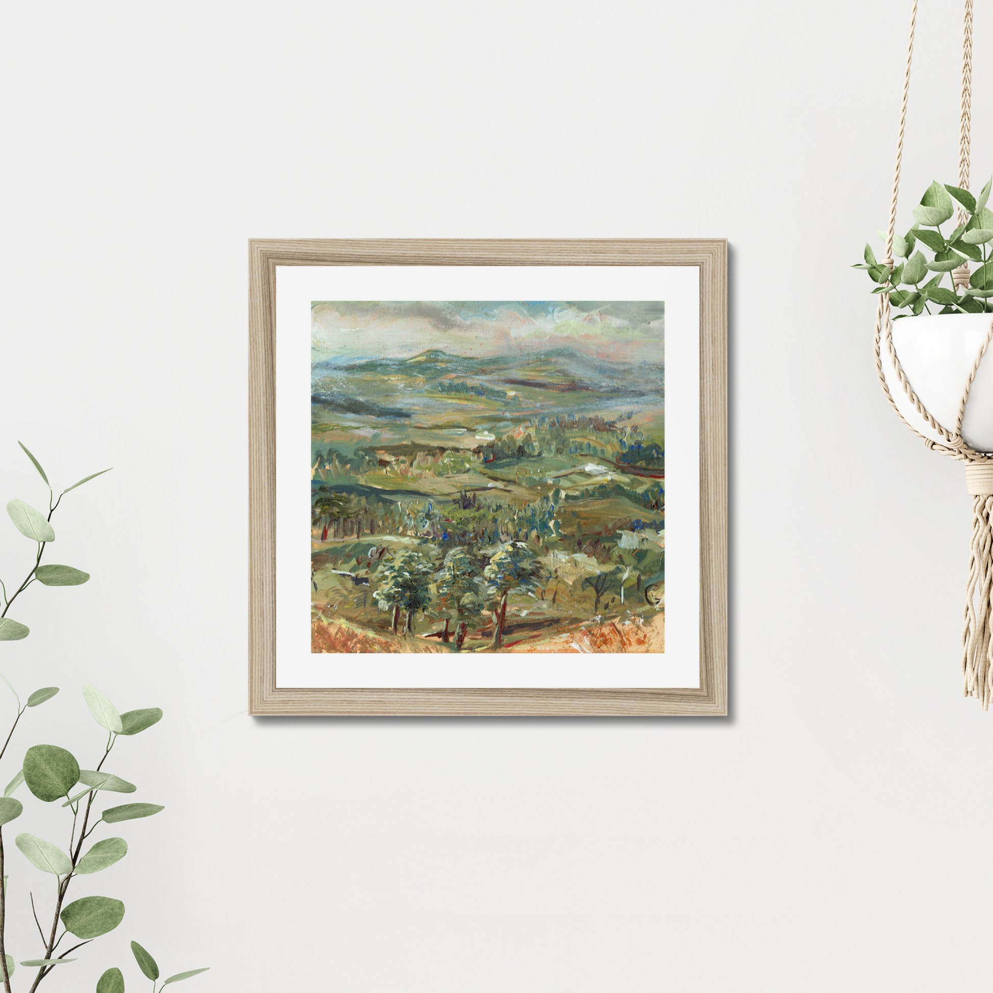 Sharphaw view framed print - Rebecca Carr Artist