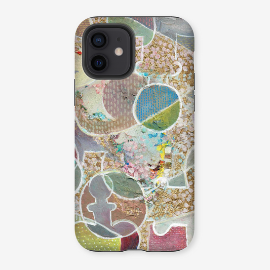 Pink vintage perfume bottles phone case - Rebecca Carr Artist