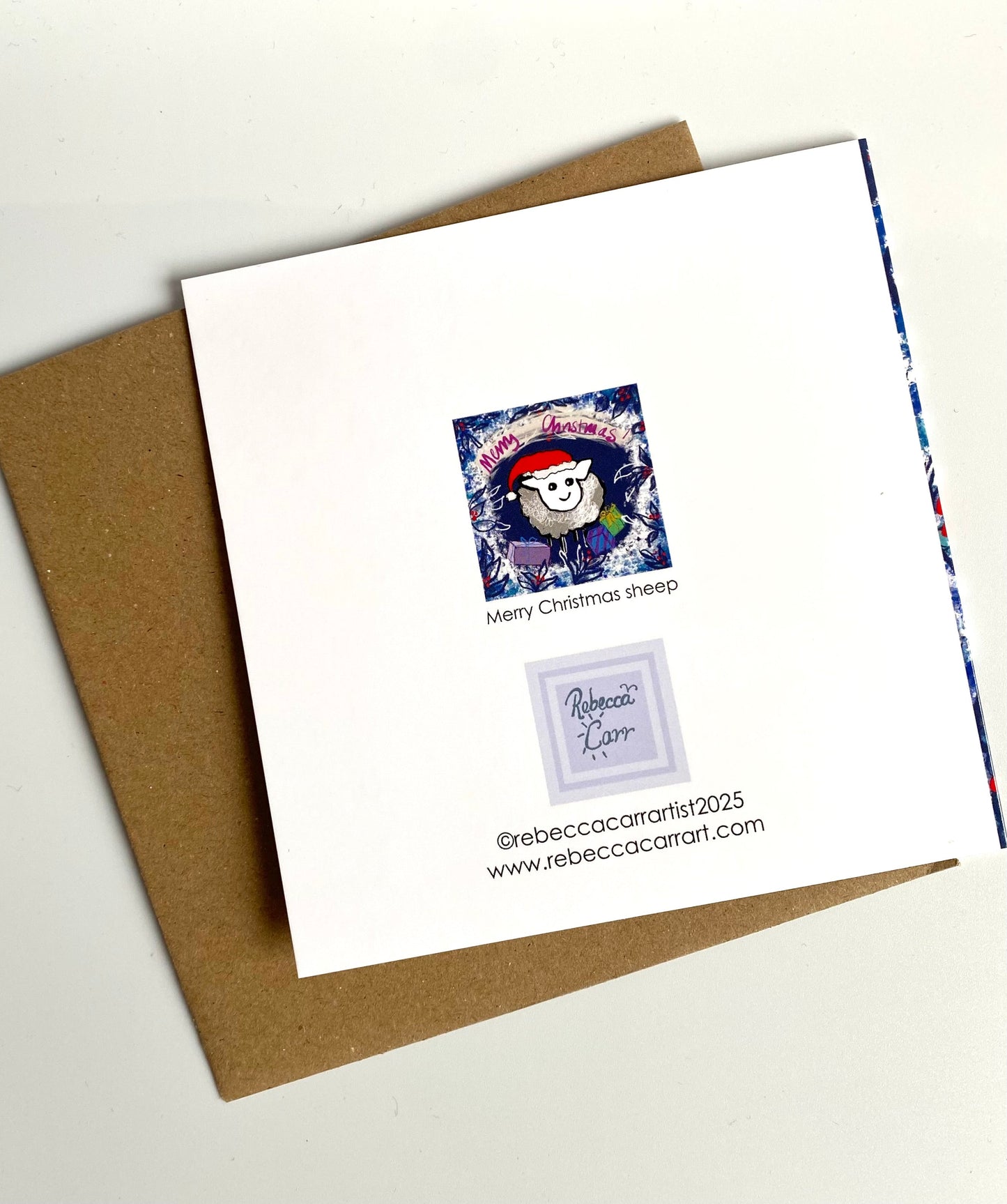 Sheep Christmas card - Rebecca Carr ArtistcardRebecca Carr ArtistSheep Christmas card