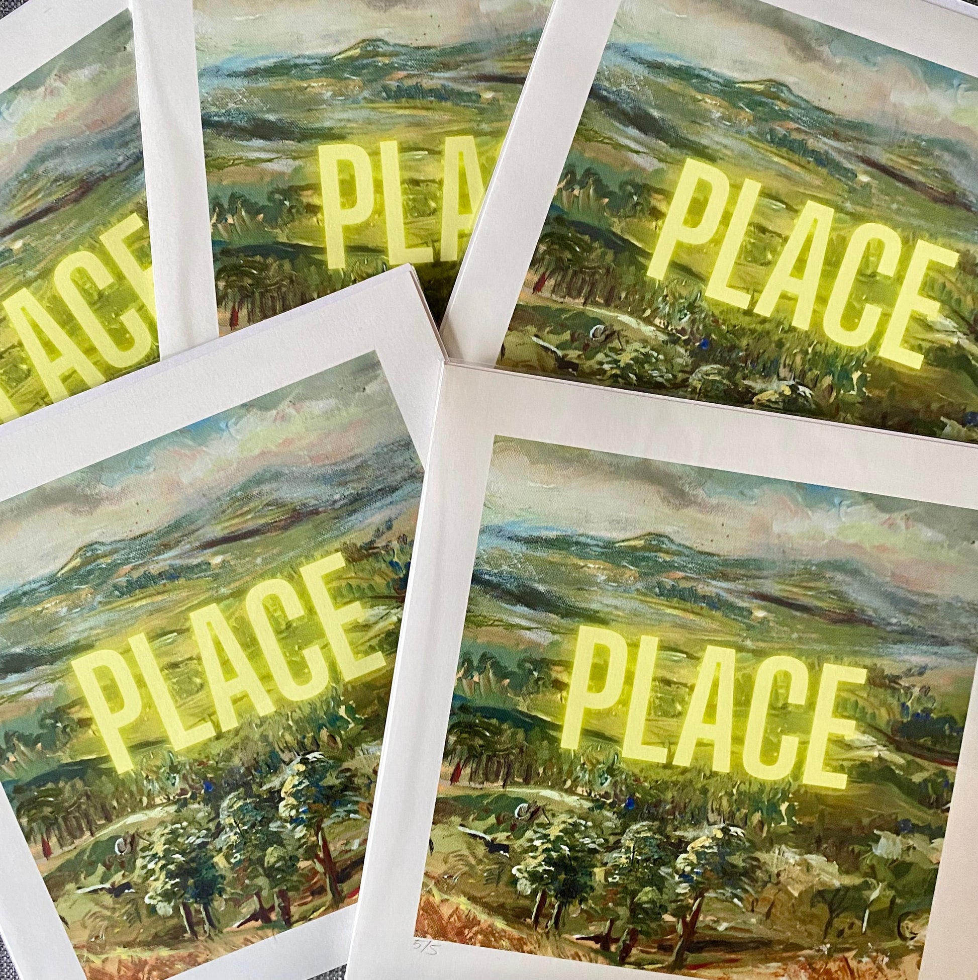 Signed Limited edition of 5 print PLACE - Rebecca Carr Artist