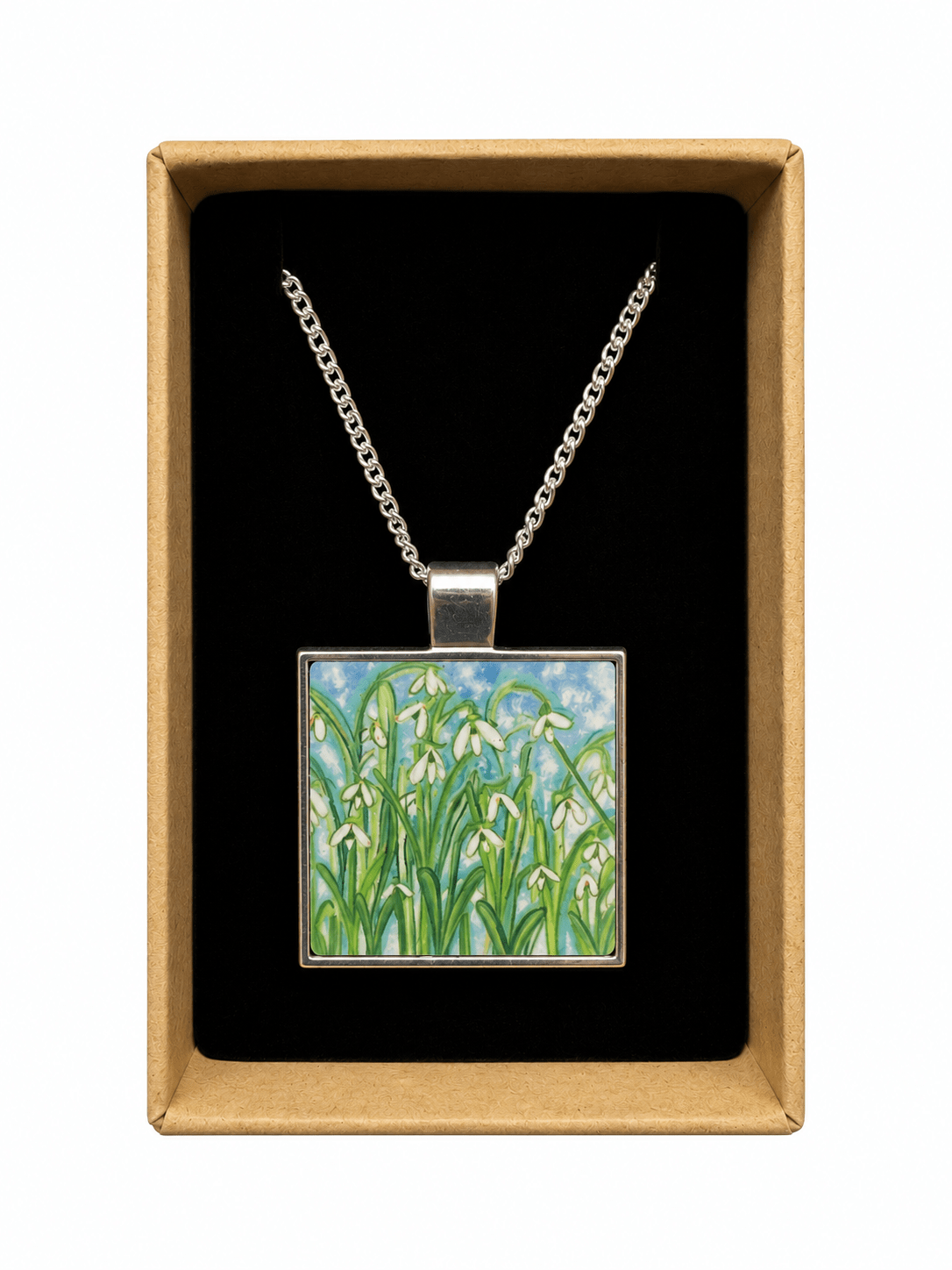 Snowdrop pendant necklace - Rebecca Carr ArtistRebecca Carr ArtistSnowdrop pendant necklace