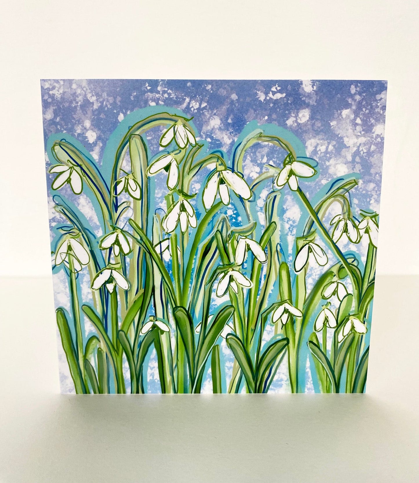 Snowdrops card - Rebecca Carr Artist