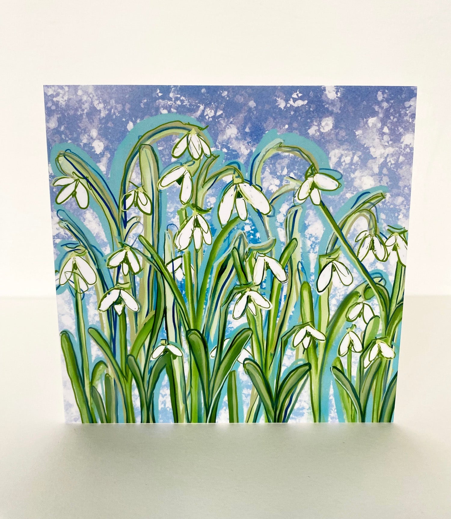 Snowdrops card - Rebecca Carr Artist