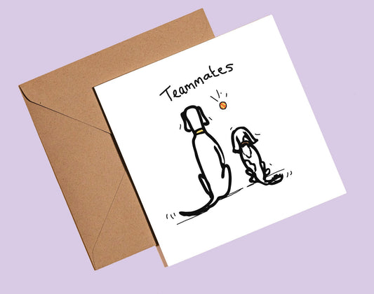 Teammates card - Rebecca Carr Artist