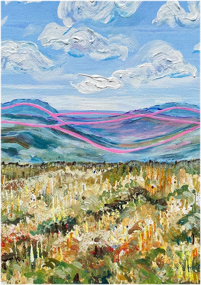 View from Lovely seat - Rebecca Carr ArtistOriginal artworkRebecca Carr ArtistView from Lovely seat